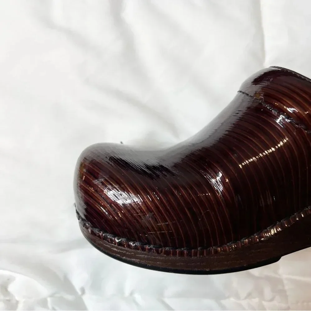 Dansko Abstract Line Print Clog Shoes - Picture 7 of 11